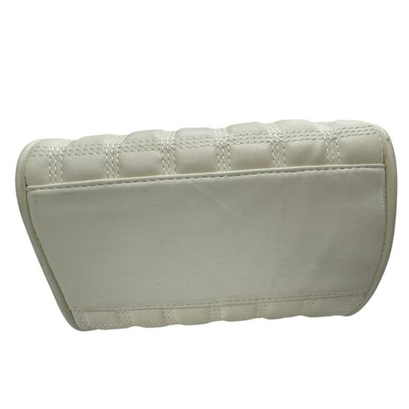 Bebe Maia White Quilted Crossbody Hand Bag - Picture 10 of 13